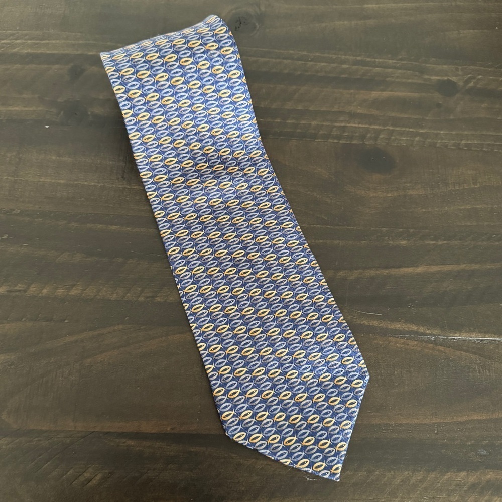 Christians Closet 100% Pure Silk Tie Ichthys Fish Vintage Necktie Religious Tie